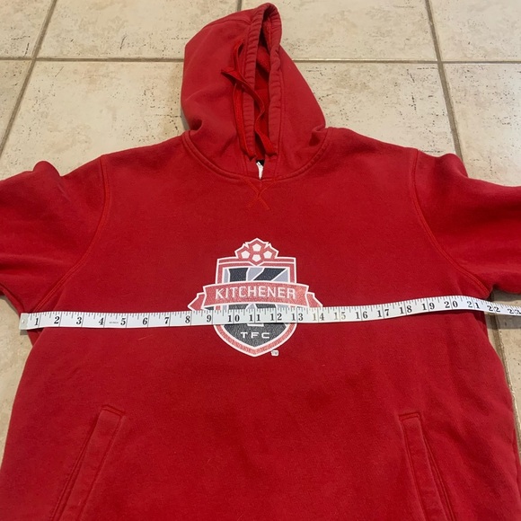 Adidas Kitchener TFC Red Hoodie Sweatshirt - Men's/Unisex Large - Picture 2 of 6
